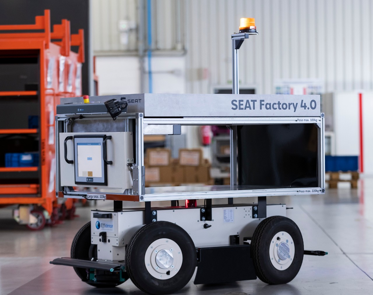SEAT S.A. introduces autonomous mobile robots at the Martorell plant  