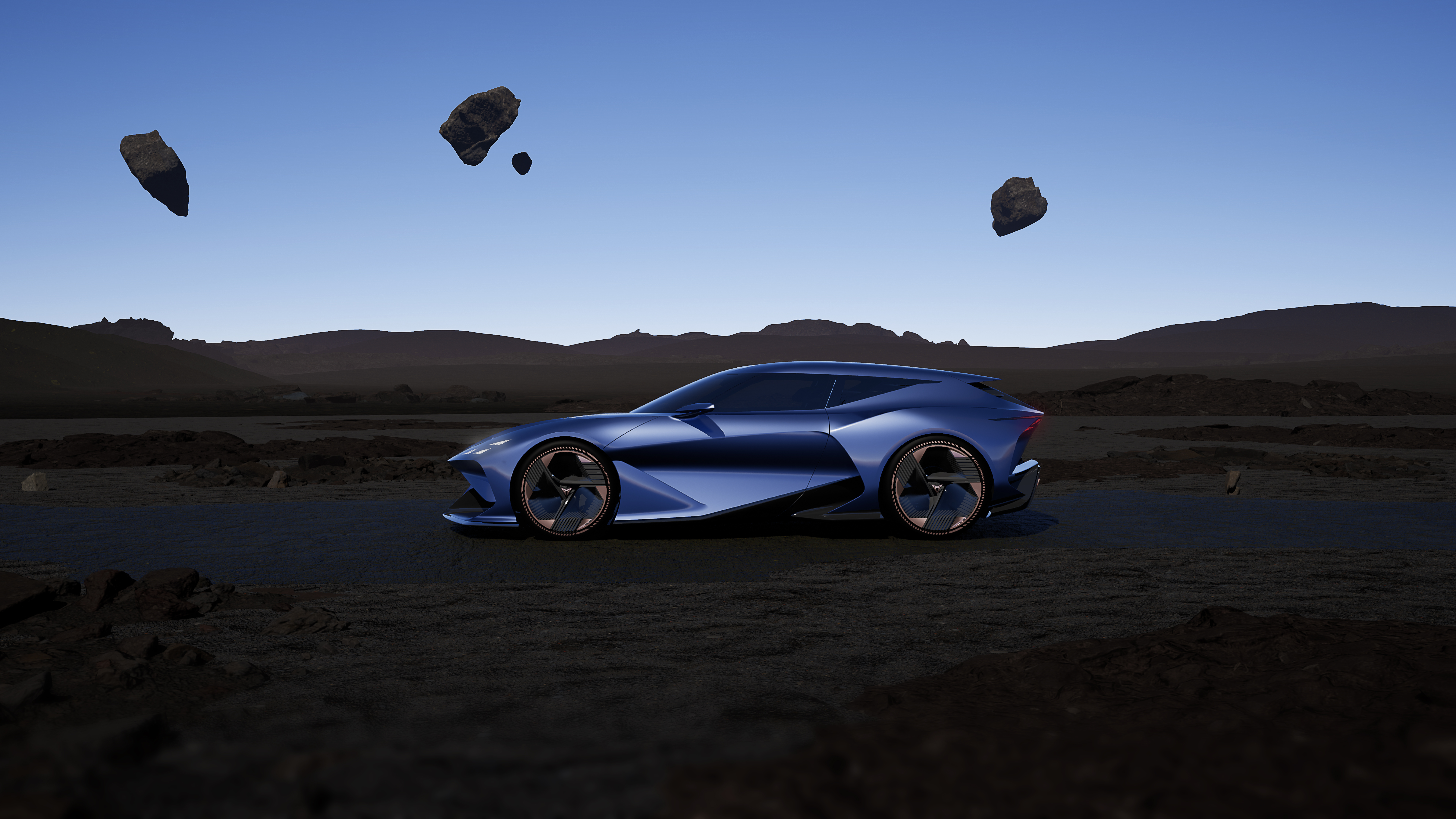 CUPRA unveils the DarkRebel, a fully virtual sports car with unfiltered CUPRA DNA